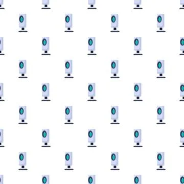 Webcam device pattern creating seamless technology background 스톡 일러스트