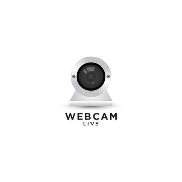 Webcam graphic design template Stock Illustration