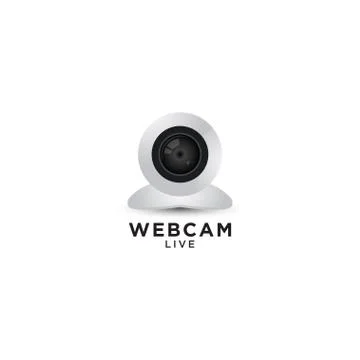 Webcam graphic design template Stock Illustration