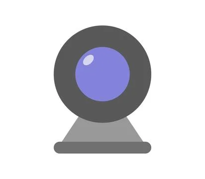 Webcam icon illustrated in vector on white background webcam icon illustra... Foto stock