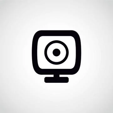 Webcam icon. Stock Illustration