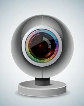 Webcam Stock Illustration