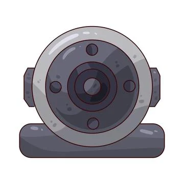 Webcam illustration Illustrazione stock