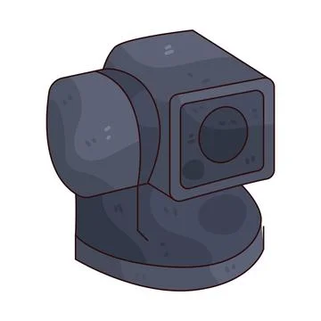 Webcam illustration Stock Illustration