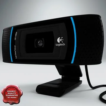 Webcam Logitech C910 3D Model