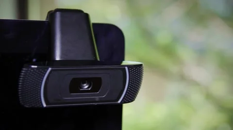 Webcam (Rack Focus) Stock Footage 40641976