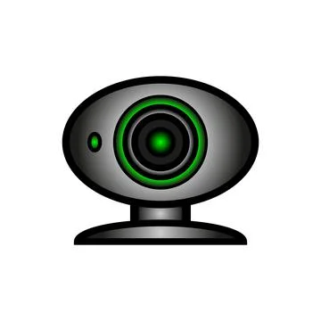 Webcam sign icon. Stock Illustration