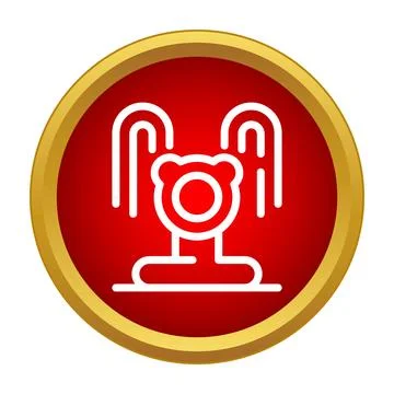 Webcam transmitting broadcasting streaming video online communication icon 스톡 일러스트