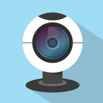Webcam web cam Stock Illustration