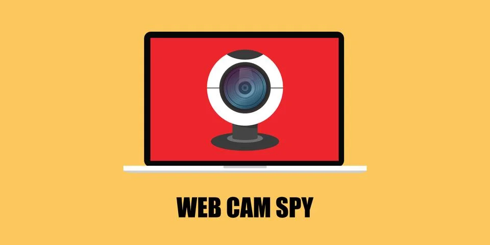 Webcam web cam Stock Illustration