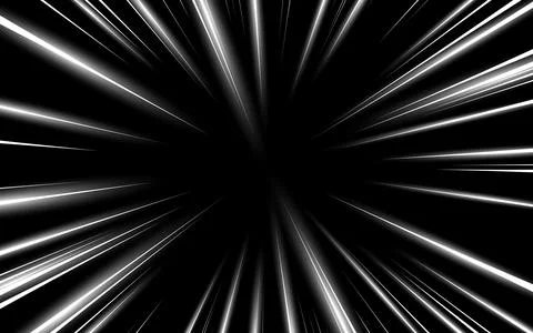 WebComic book radial lines background. Manga speed frame. Explosion vector .. Stock Illustration