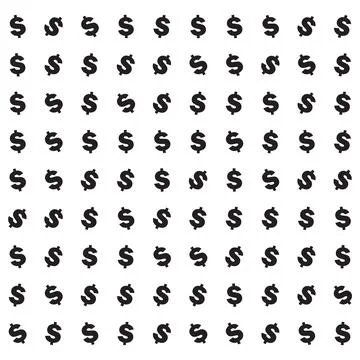 WebDoller Background, USA Dollar symbol, Money sign Background, dollar patt.. Illustrazione stock