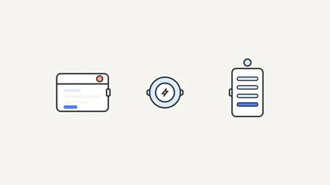 Webhook Trigger and Data Transmission Animation Stock Footage 347126574