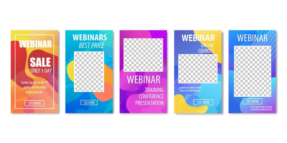 Webinar Best Price Only One Day. Online courses. Stock Illustration