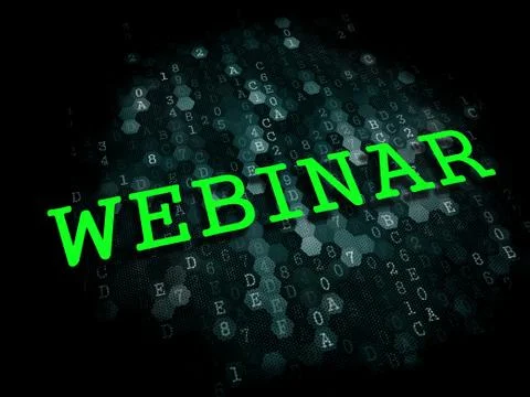 Webinar. Business Educational Concept. 스톡 일러스트