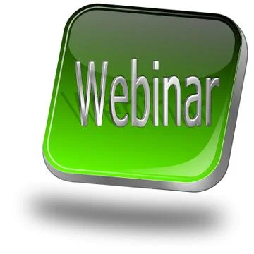 Webinar button Stock Illustration