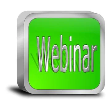 Webinar button Stock Illustration