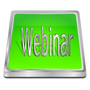 Webinar button Stock Illustration