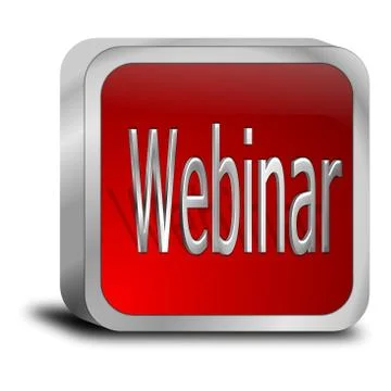 Webinar button Stock Illustration