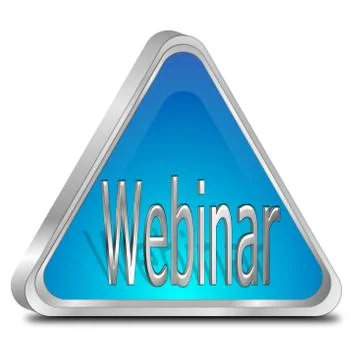 Webinar button Stock Illustration