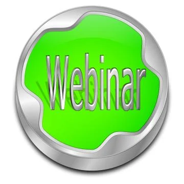 Webinar button Stock Illustration