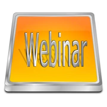Webinar button Foto stock