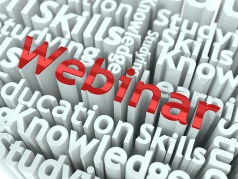 Webinar concept Stock Illustration