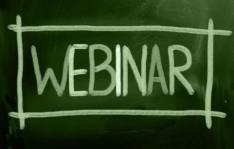 Webinar concept Illustrazione stock