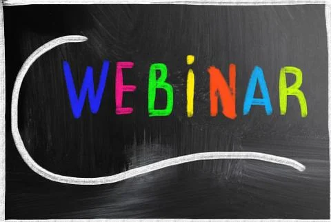 Webinar concept Illustrazione stock