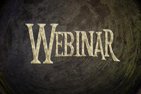 Webinar concept Illustrazione stock