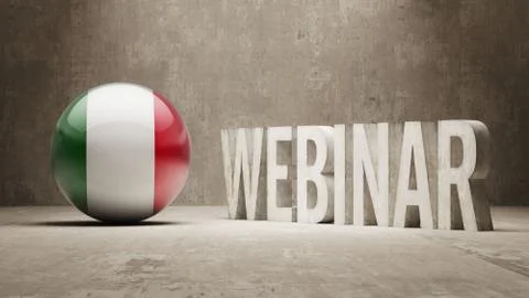 Webinar Concept. Stock Illustration