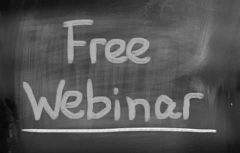 Webinar Concept Illustrazione stock