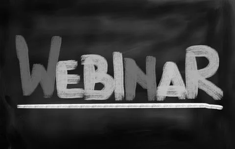 Webinar Concept Illustrazione stock