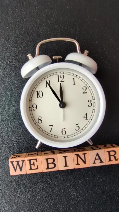 A webinar, course or learning platform, a conceptual backdrop Stock Footage 309695411