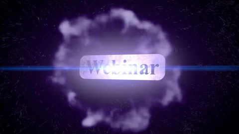 Webinar-Energy Burst Logo Stock Footage 136533982