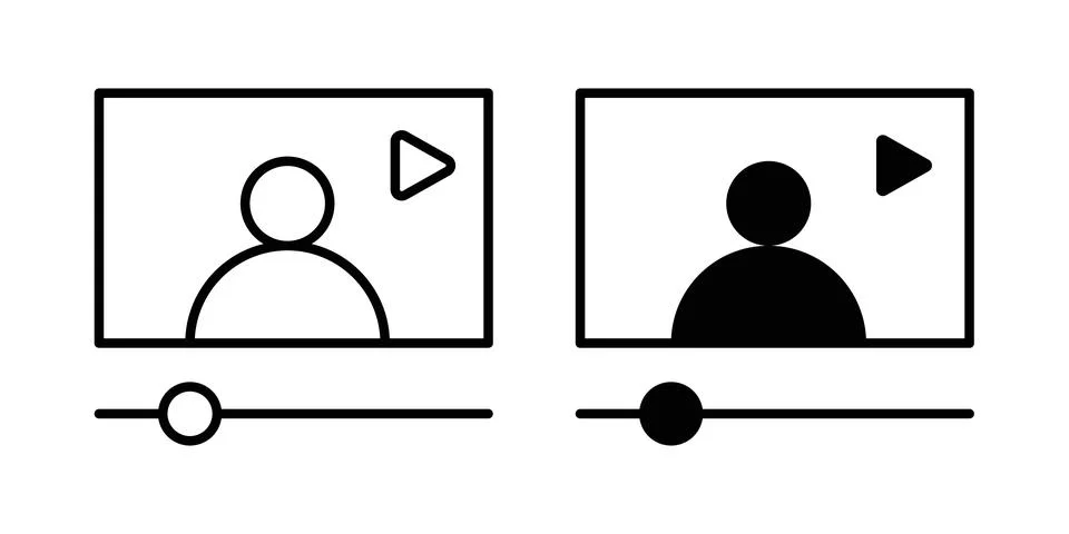 Webinar icon graphic design. web icons vectors Stock Illustration