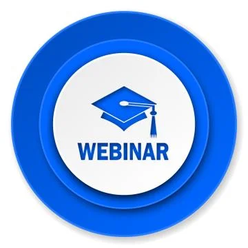 Webinar icon. Stock Illustration