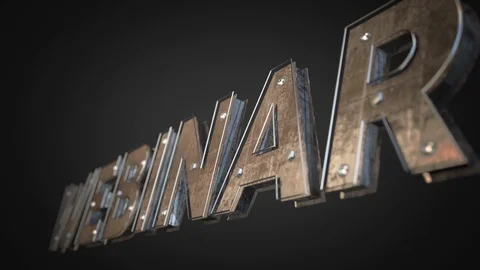 Webinar-Industrial Text Vídeo Stock 122575003