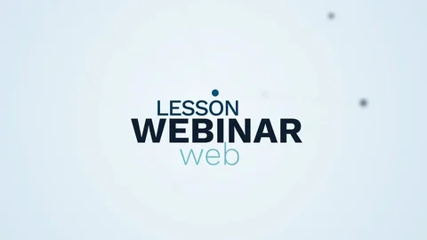 Webinar lesson web coach teaching communication distance education network Stock Footage 100441543