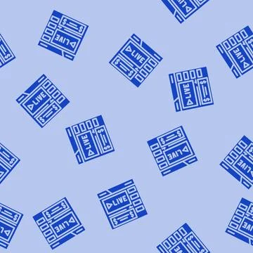 Webinar monetization glyph vector seamless pattern Stock Illustration