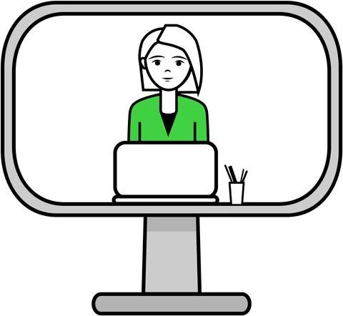 Webinar online training education concept vector distance learning e-learning 스톡 일러스트