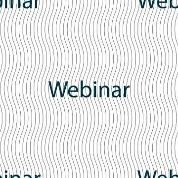 Webinar web camera sign icon. Online Web-study symbol. Seamless pattern with  Stock Illustration