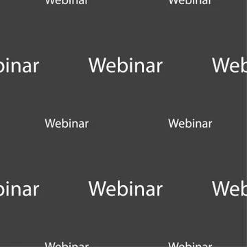 Webinar web camera sign icon. Online Web-study symbol. Seamless pattern on a  Stock Illustration