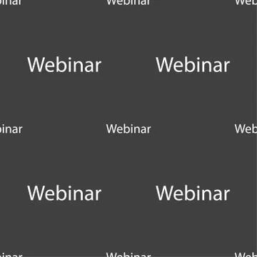 Webinar web camera sign icon. Online Web-study symbol. Seamless pattern on a gra Stock Illustration