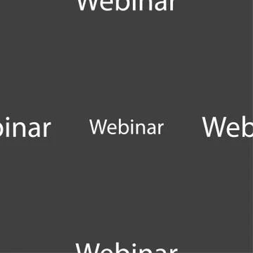 Webinar web camera sign icon. Online Web-study symbol. Seamless pattern on a gra イラスト素材