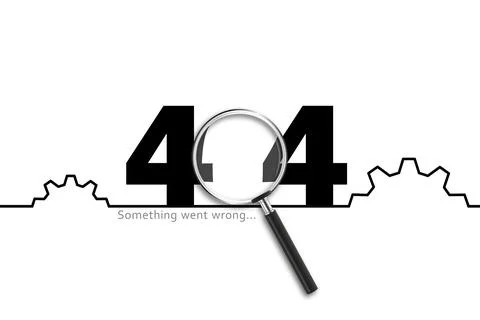 Webmaster Day. Connection error 404. Abstract illustration of a connection er Stock Illustration