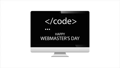 Webmasters day code Stock Footage 174737315