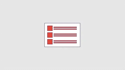 Webpage content line 2D object animation Stock-Footage 267005209