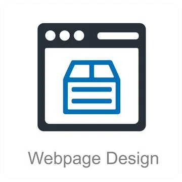 Webpage Design Stock-Illustration