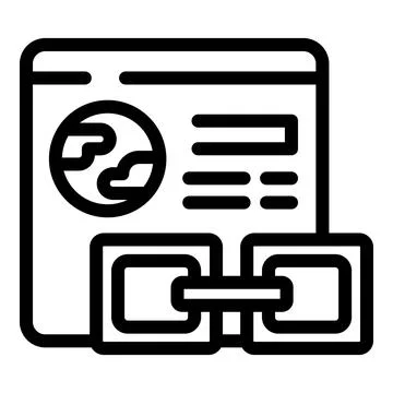 Webpage with globe symbol displays interconnected global network, emphasizing Stock Illustration